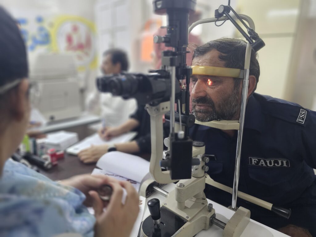 Cataract eye surgery in Wah Cantt for Poor and needy 